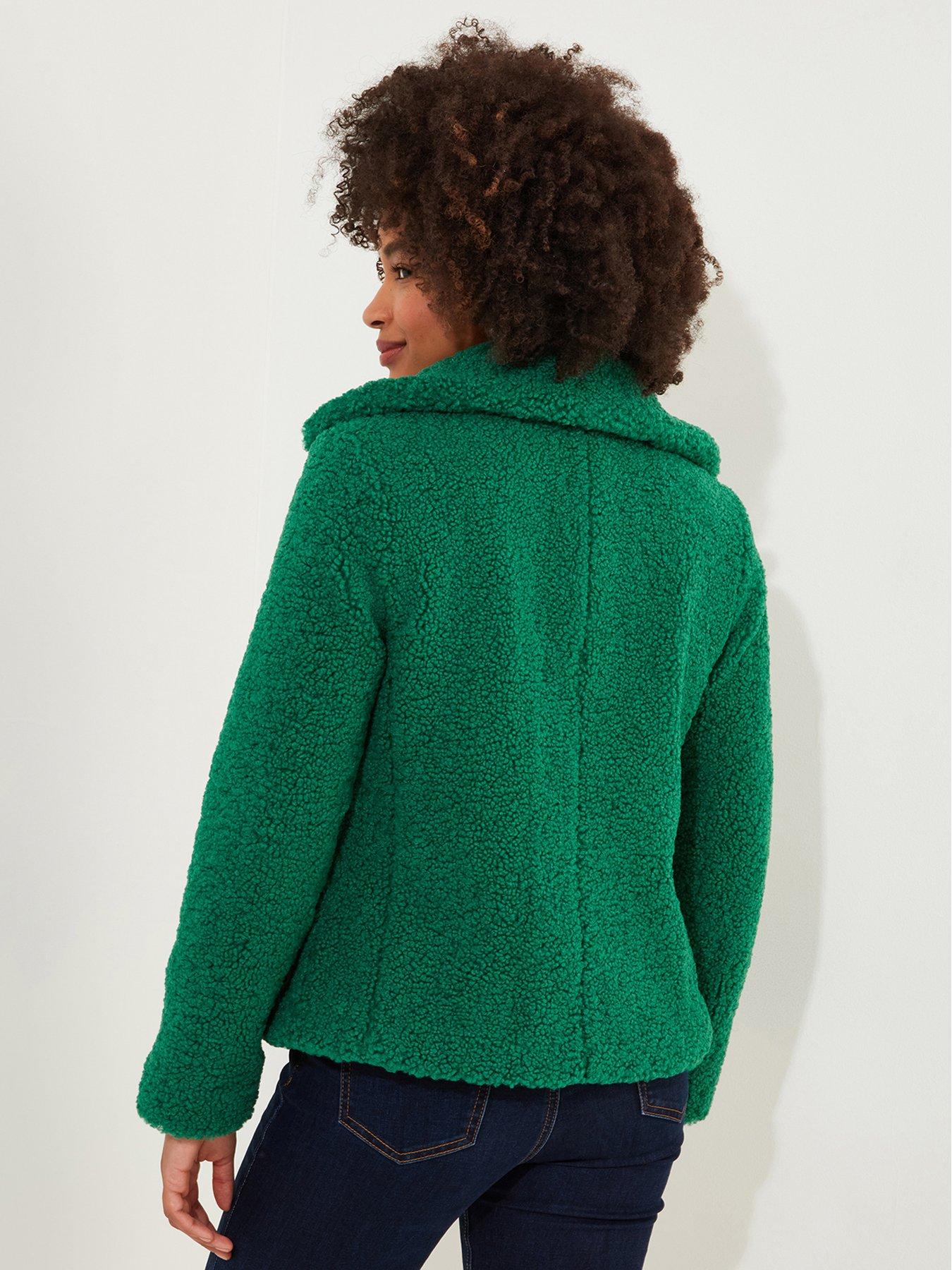 Image 3 of 6 of Joe Browns Green Teddy Jacket