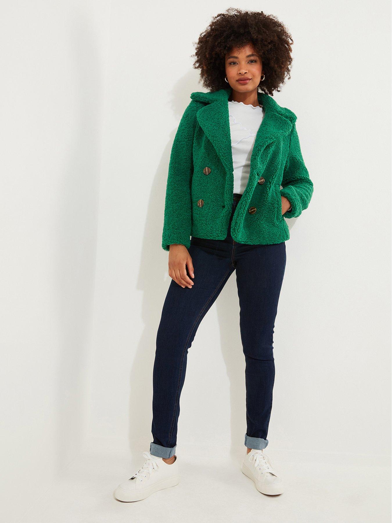 Image 4 of 6 of Joe Browns Green Teddy Jacket