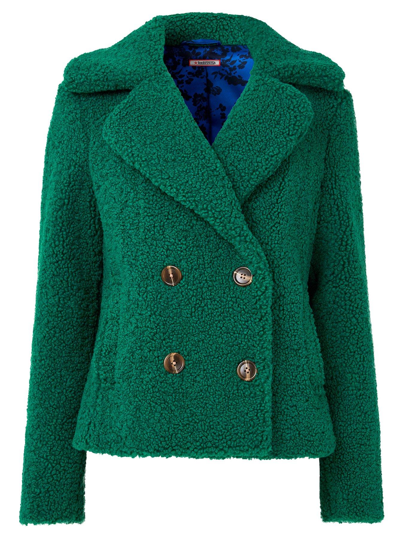 Image 5 of 6 of Joe Browns Green Teddy Jacket