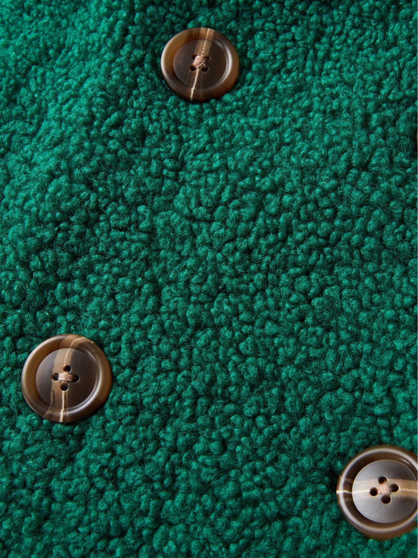 Image 6 of 6 of Joe Browns Green Teddy Jacket