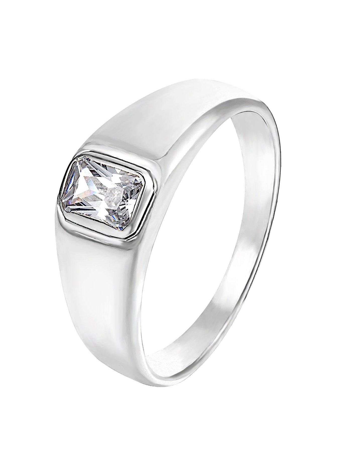 Image 3 of 5 of Seol + Gold Baguette CZ Ring
