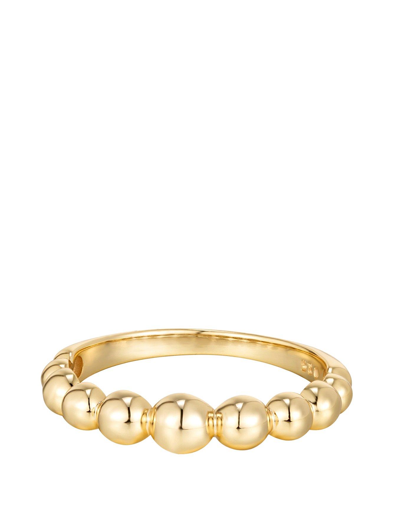 Image 1 of 5 of Seol + Gold Beaded Ring