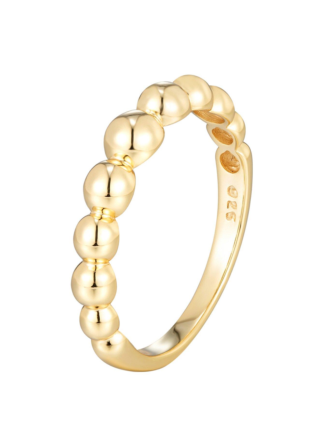 Image 3 of 5 of Seol + Gold Beaded Ring