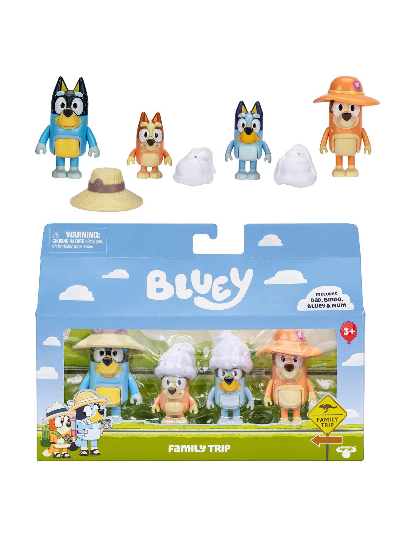 Image 1 of 7 of Bluey S11 Holiday Figure 4Pk Family Trip
