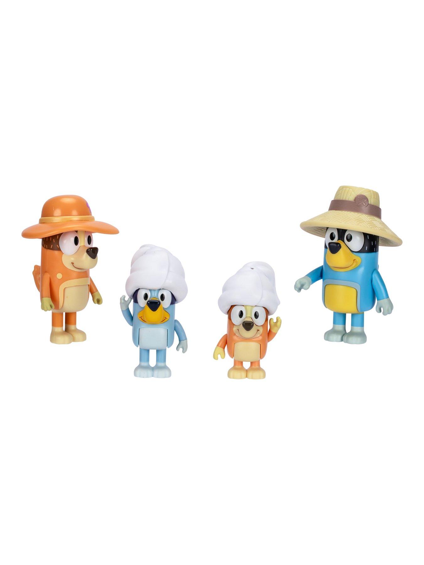 Image 3 of 7 of Bluey S11 Holiday Figure 4Pk Family Trip