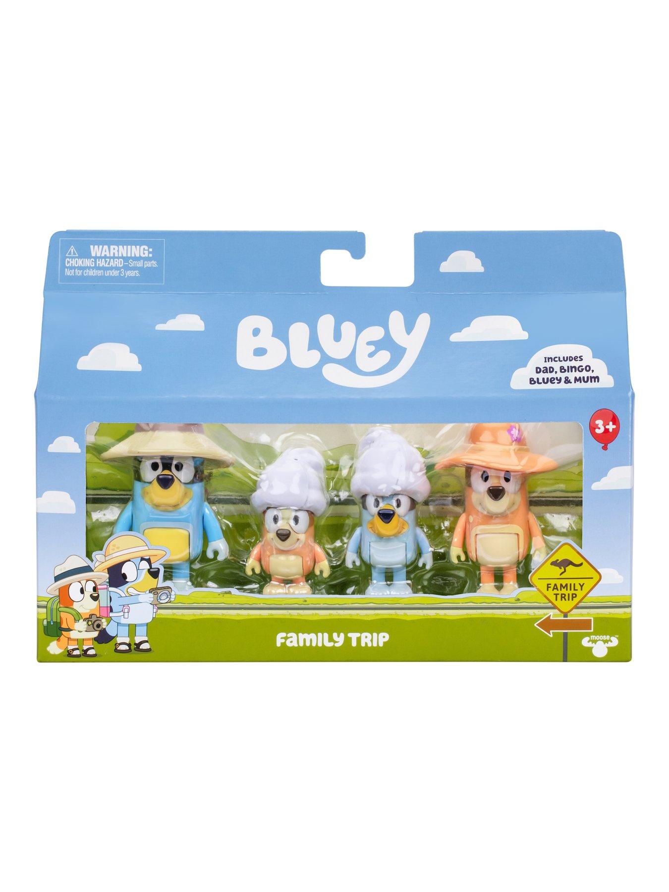 Image 6 of 7 of Bluey S11 Holiday Figure 4Pk Family Trip