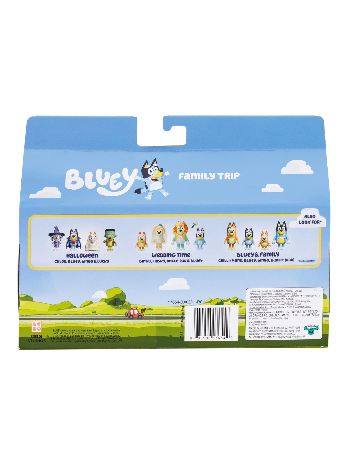Image 7 of 7 of Bluey S11 Holiday Figure 4Pk Family Trip