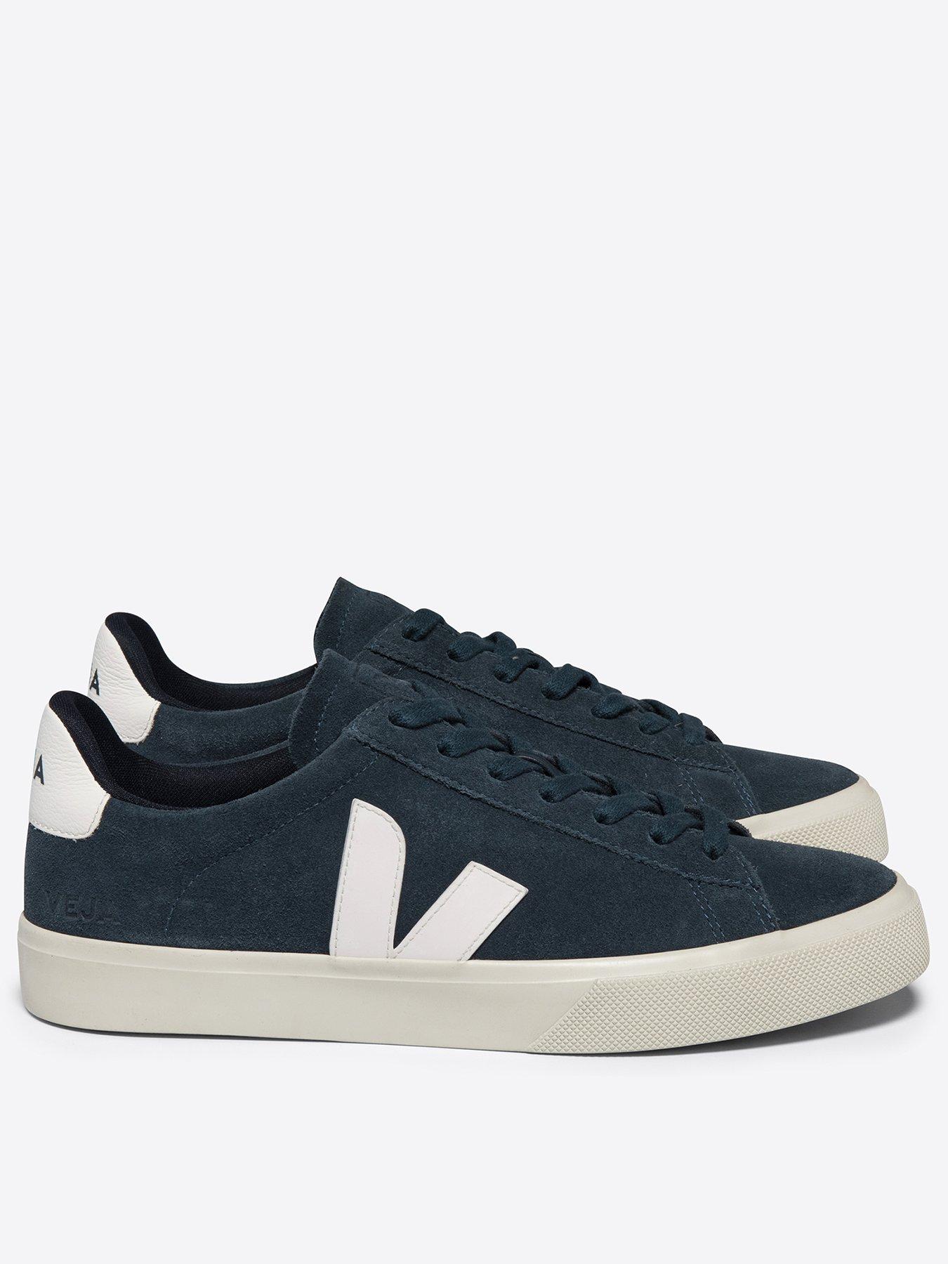 undefined Women's Campo Trainers - Navy/White