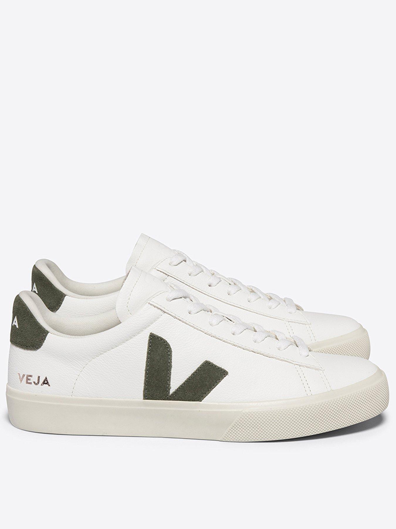undefined Mens Campo Trainers - White/Green
