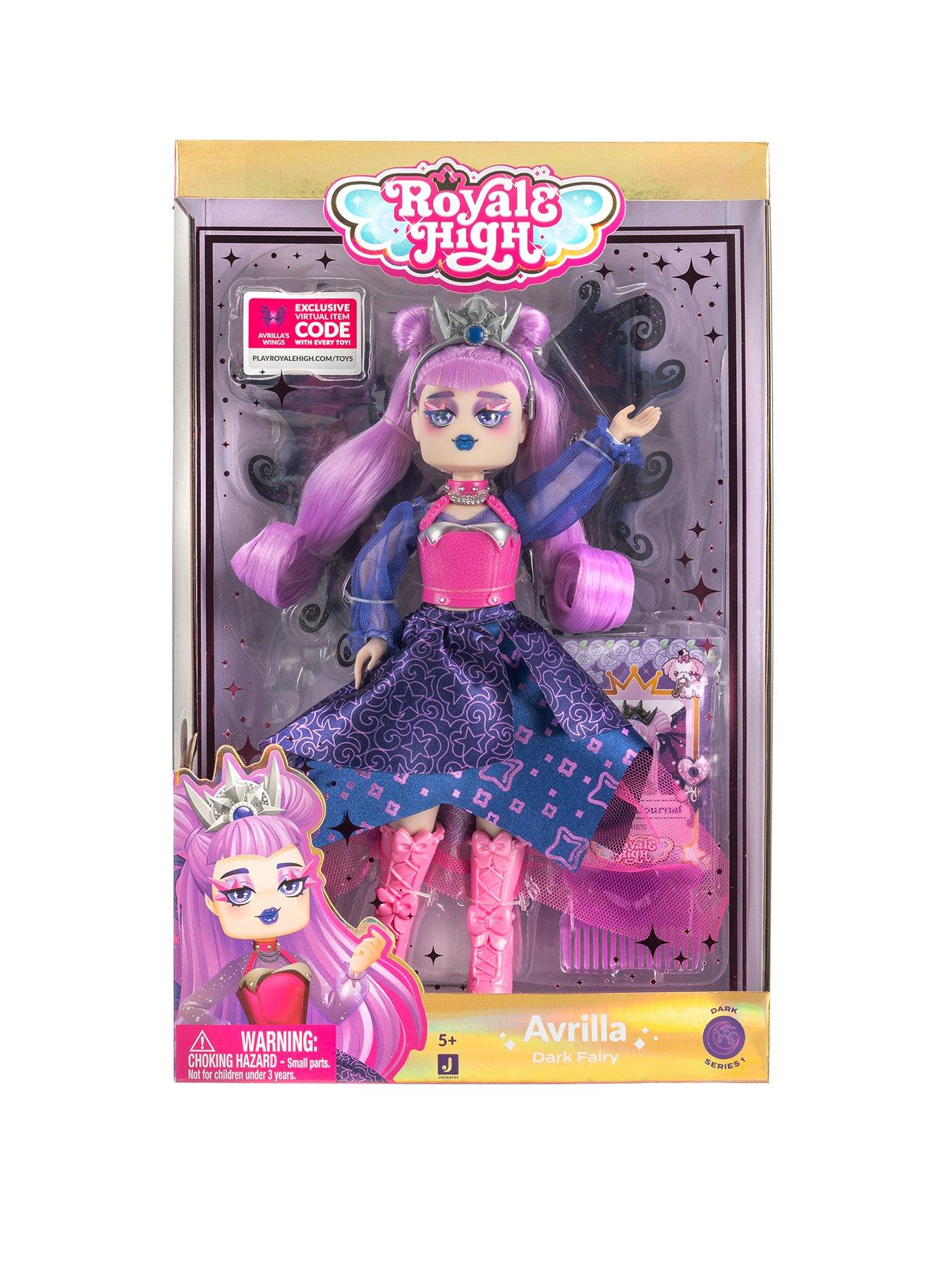 undefined 9" Avrilla the Dark Fairy Fashion Doll - Fairy Journal, Comb, and Virtual Item Code Included