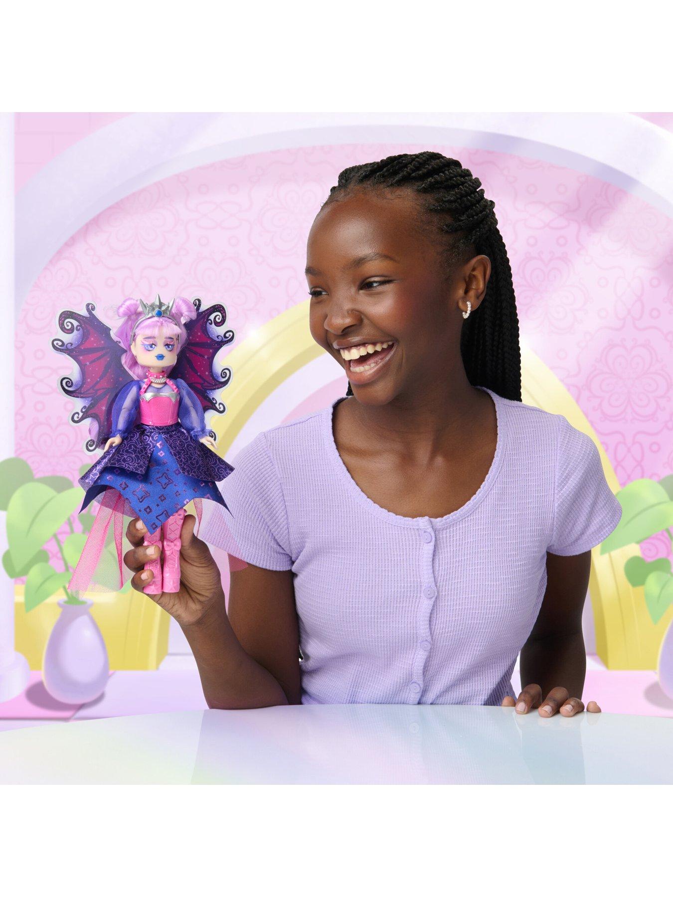 Image 2 of 8 of Royale High 9" Avrilla the Dark Fairy Fashion Doll - Fairy Journal, Comb, and Virtual Item Code Included