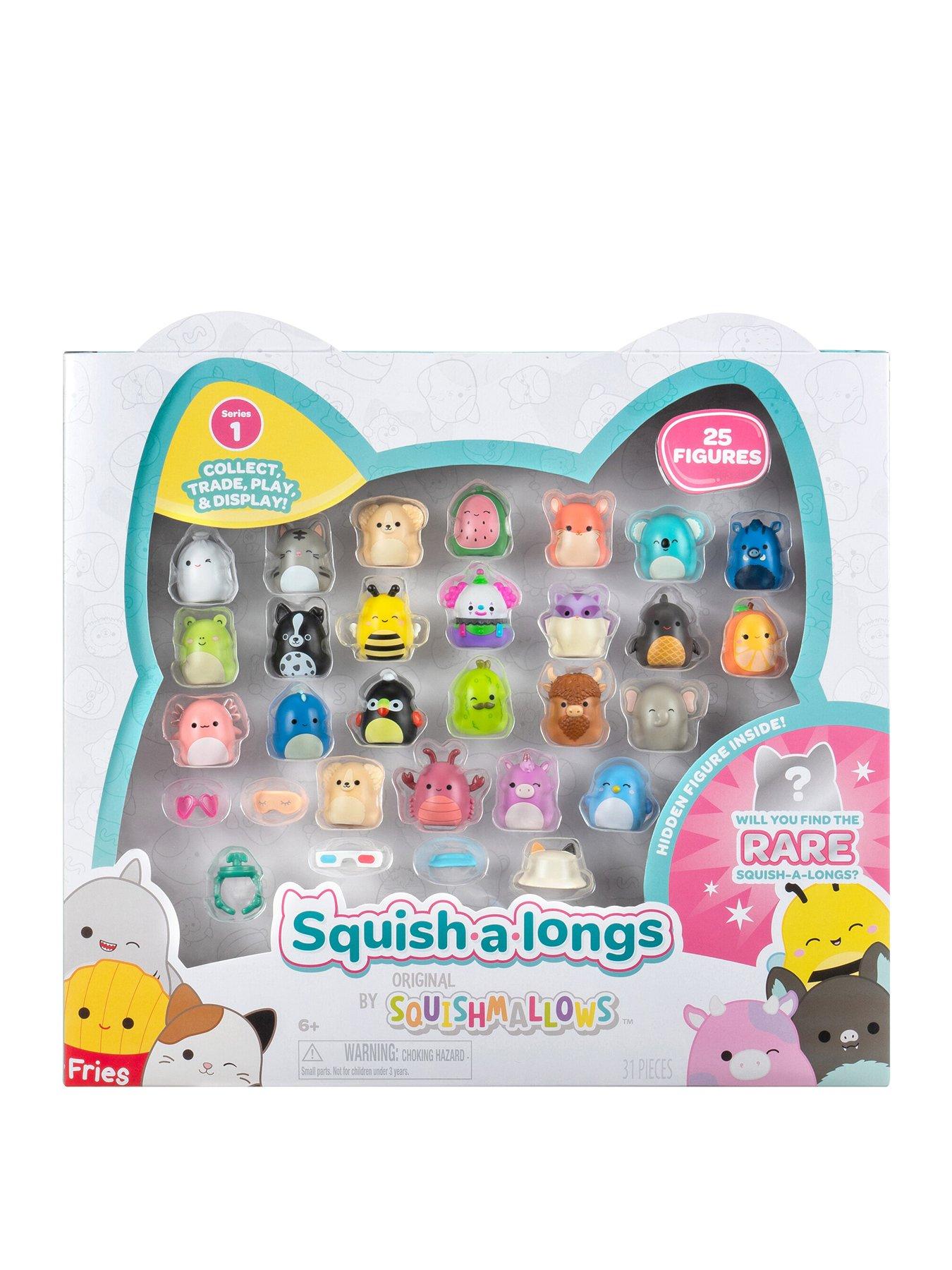 undefined by Original Squishmallows 25 Pack - Series 1 - (25) 1" Mini-Squish with 5 Accessories, Ring, and Collector's Guide