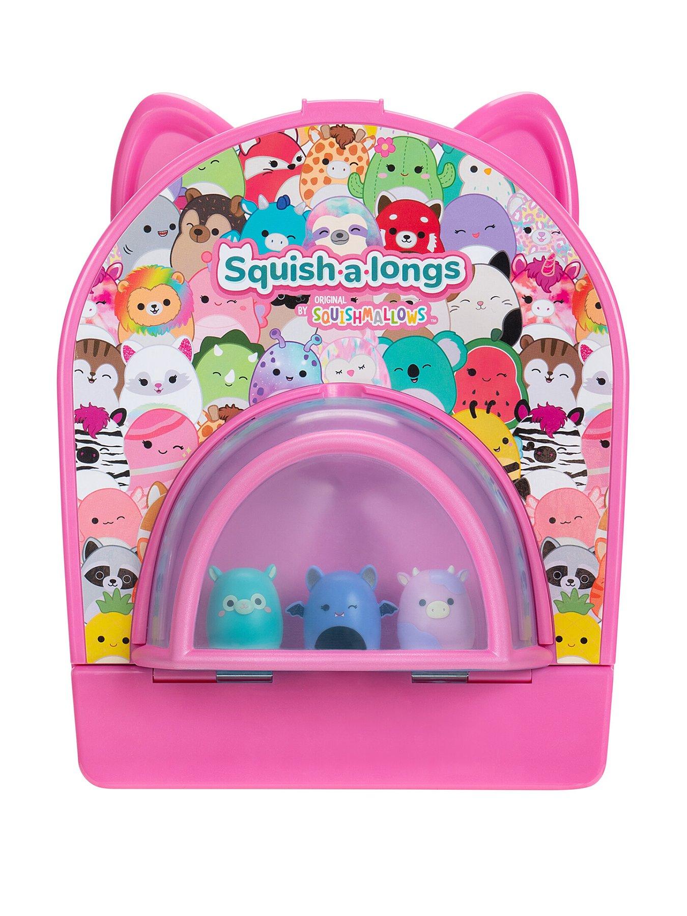 undefined by Original Squishmallows Party Pack On-the-Go Playset - Series 1 - Three 1-Inch Mini-Squish with 9 Furnishings