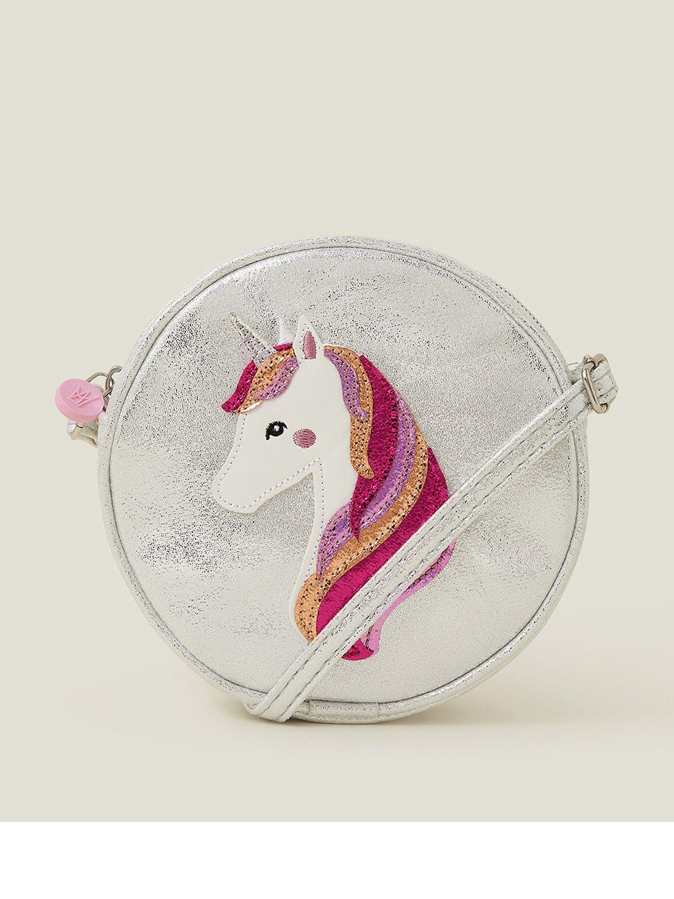 Silver unicorn backpack deals