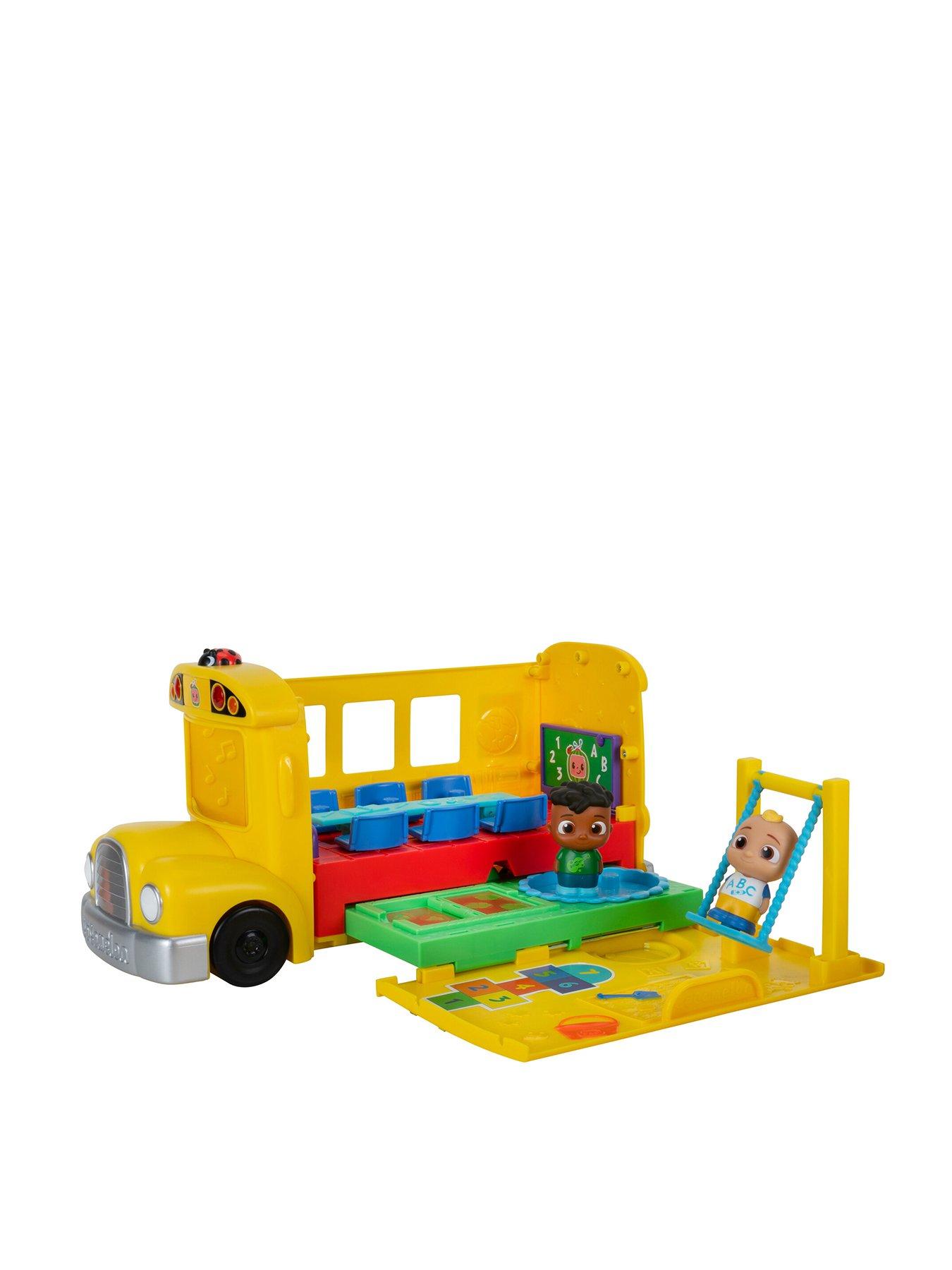 undefined Transforming School Time Bus - Lights and Sounds - 3 Favourite Songs - 6 Areas of Play - Removable JJ and Cody Figures