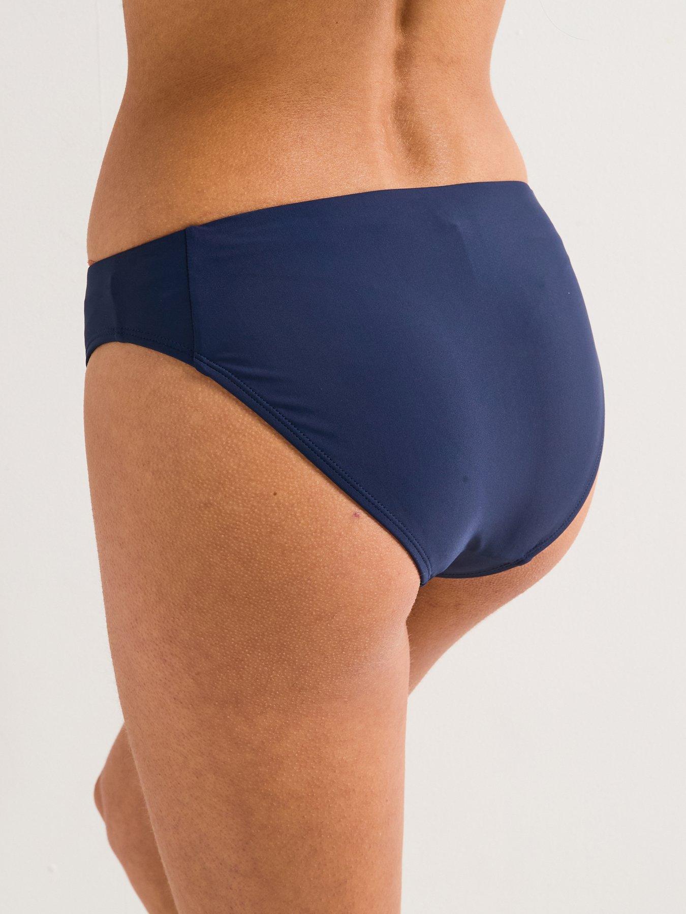Image 3 of 6 of V by Very Seam Detail Bikini Brief - Navy