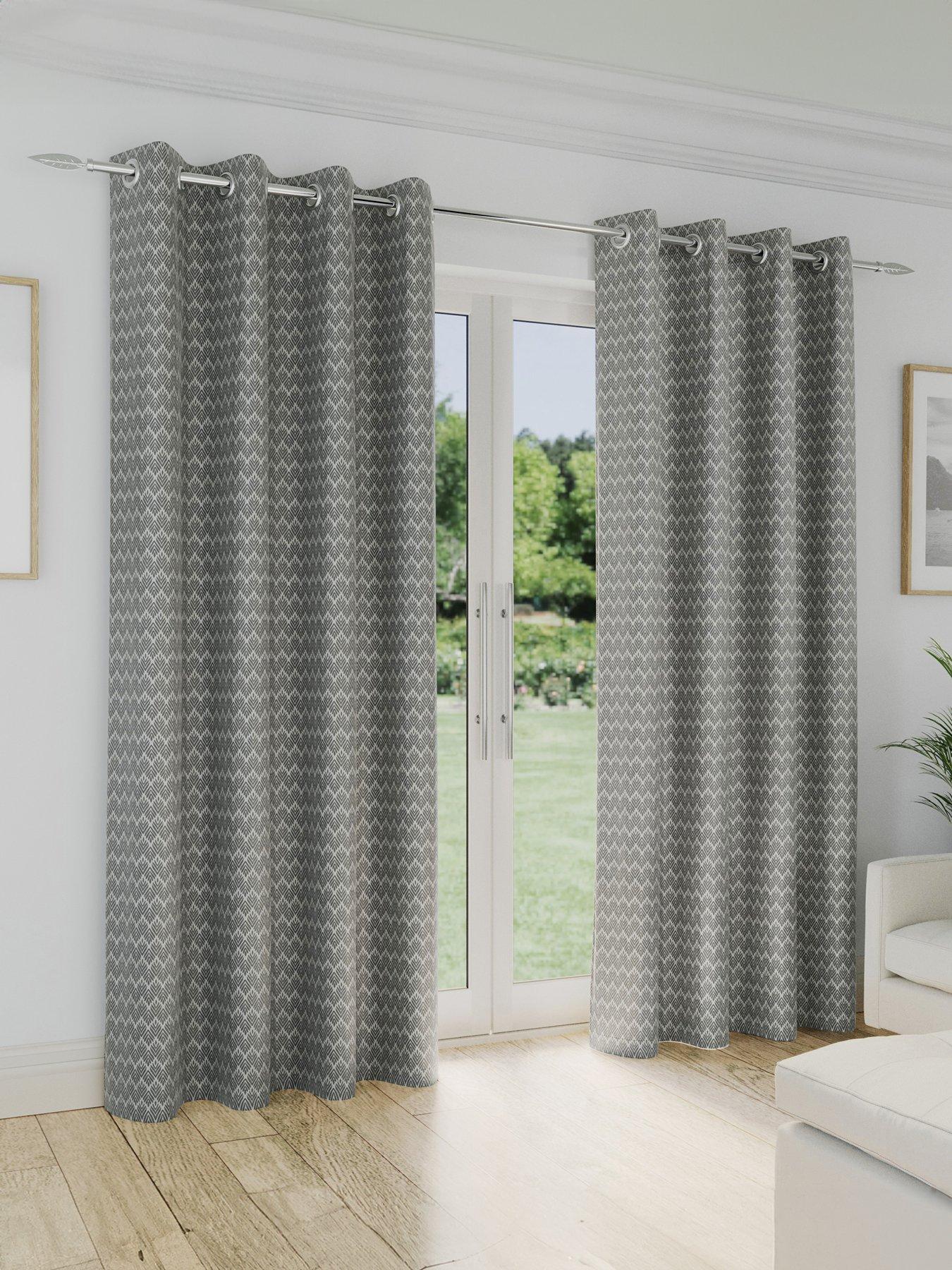 Very Home Denver Lined Eyelet Curtains