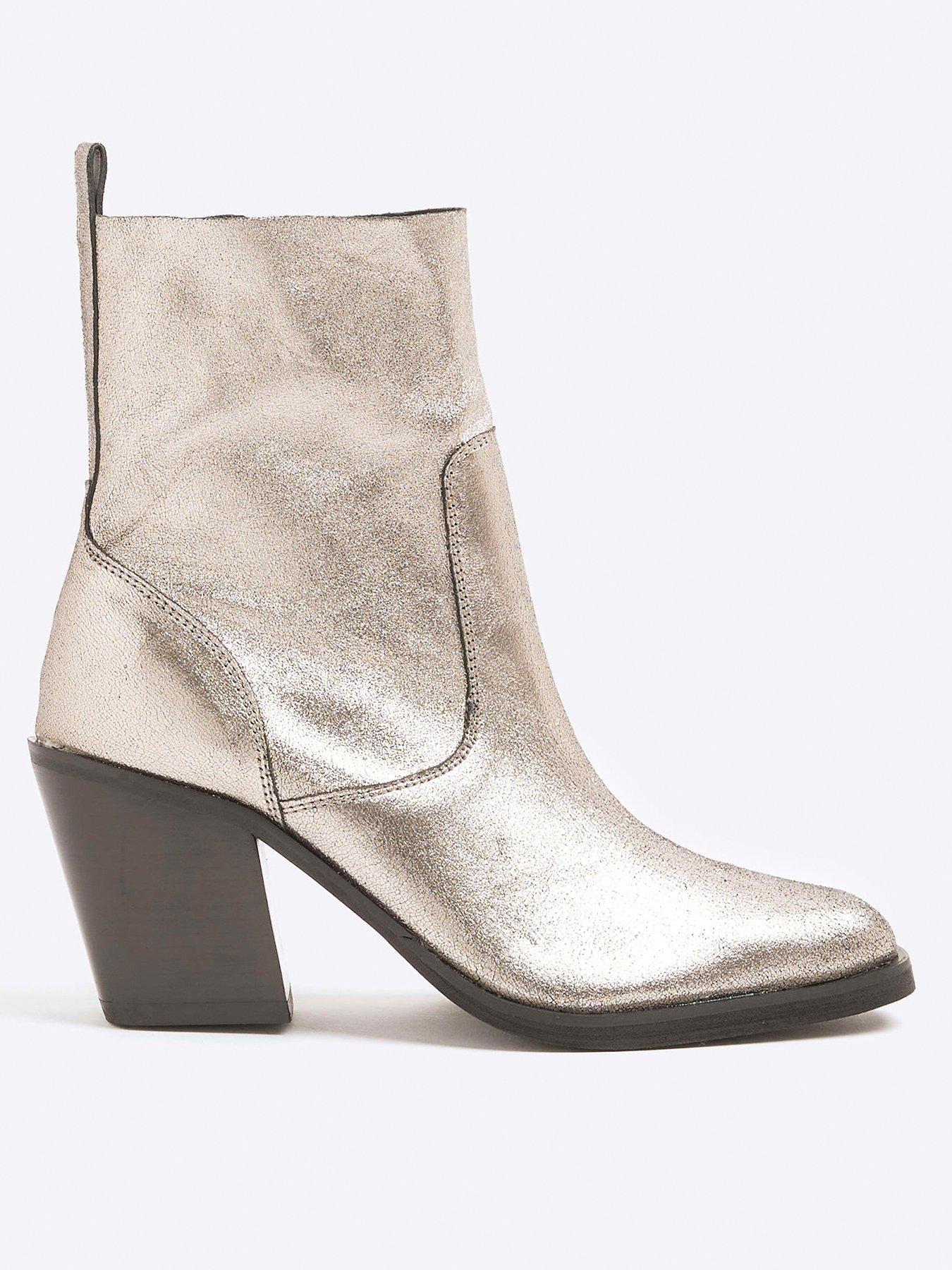 River island silver shoes outlet