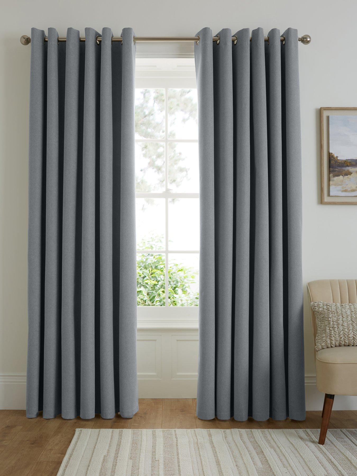 undefined Houston Blackout Eyelet Curtains