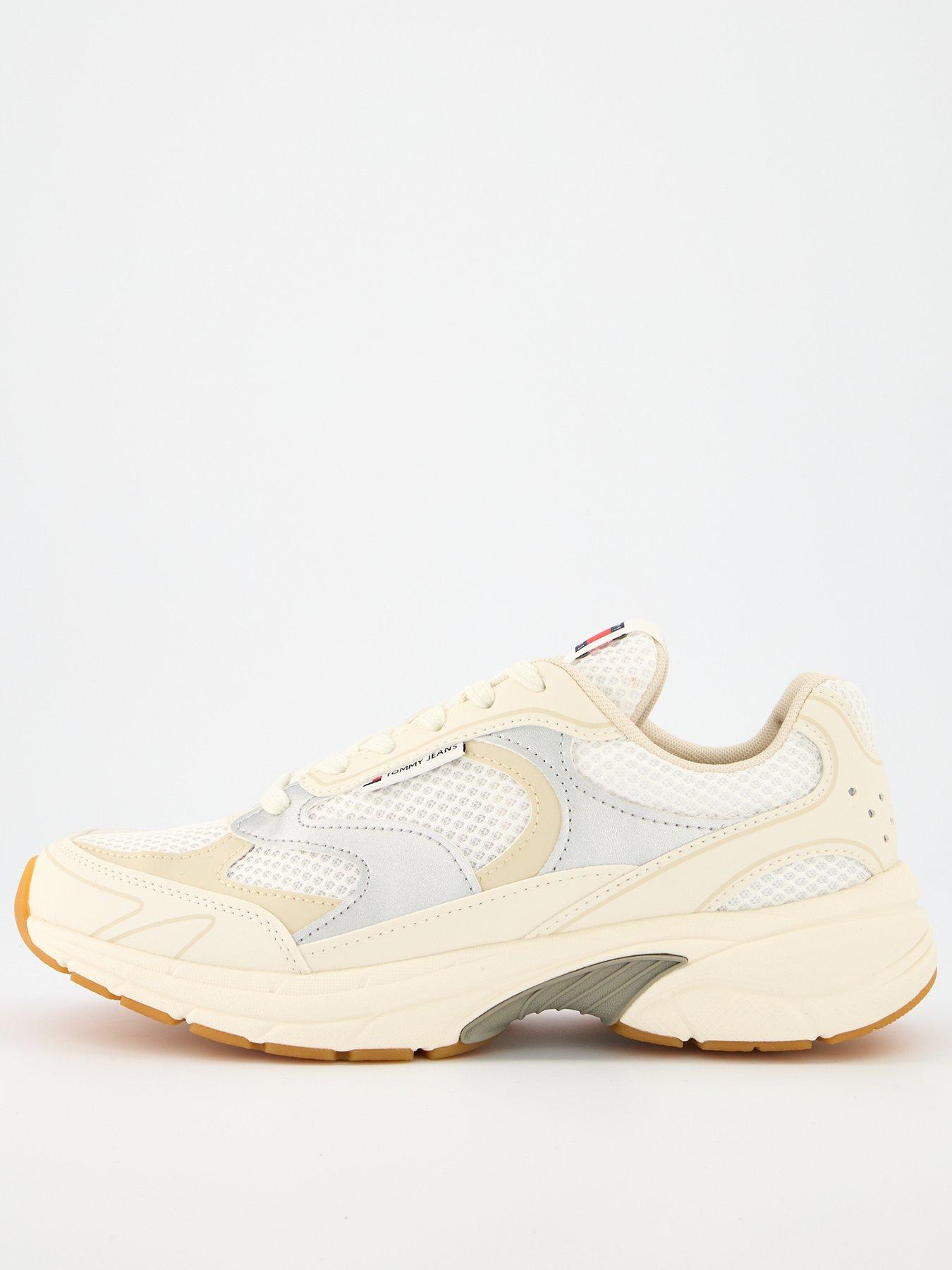undefined Coney Metallic Chunky Trainers - White
