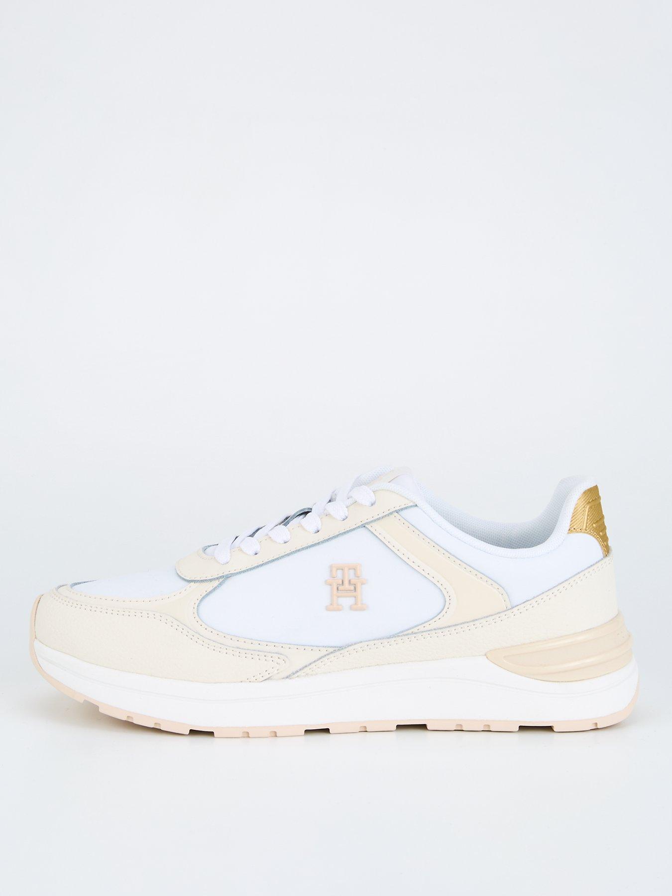 undefined Leather Runner Trainer - White