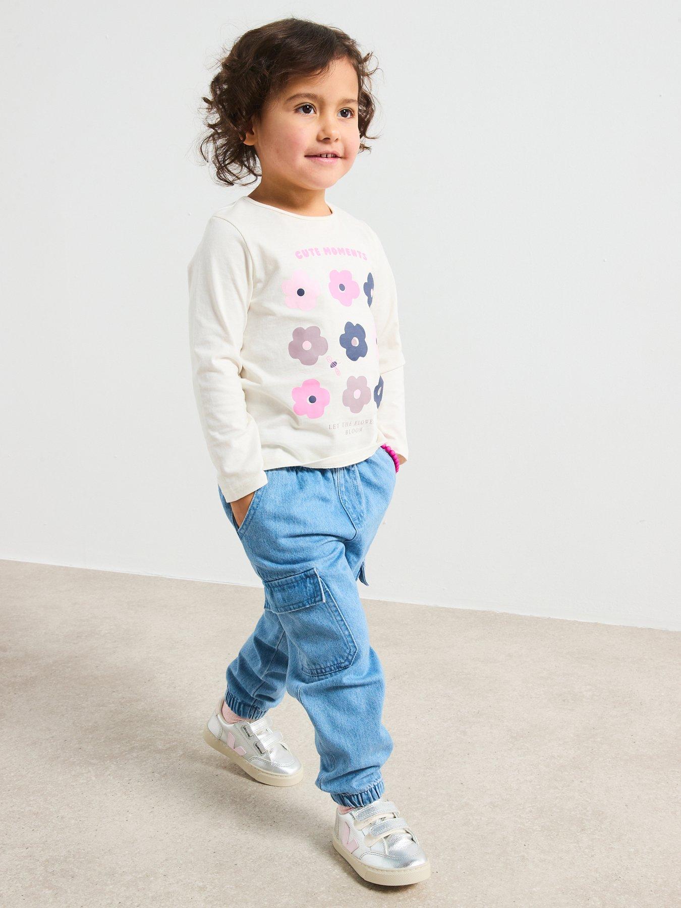 undefined Girls Cargo Jean - Blue
