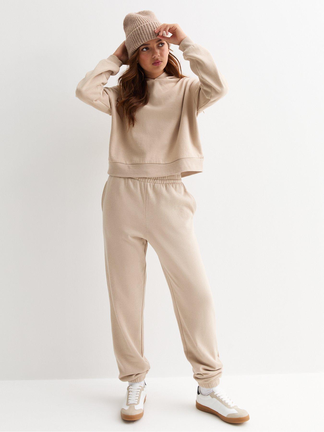 Girls cuffed joggers deals
