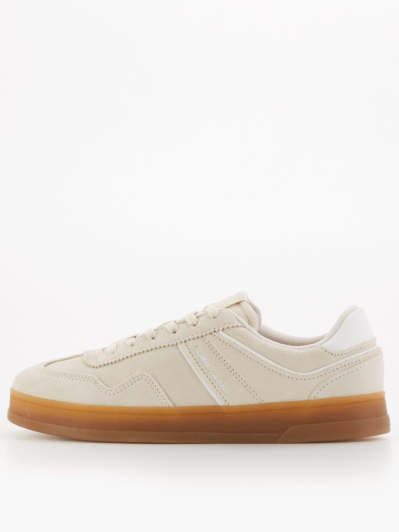 undefined Greenwich Suede Low-Top Trainers - Newsprint