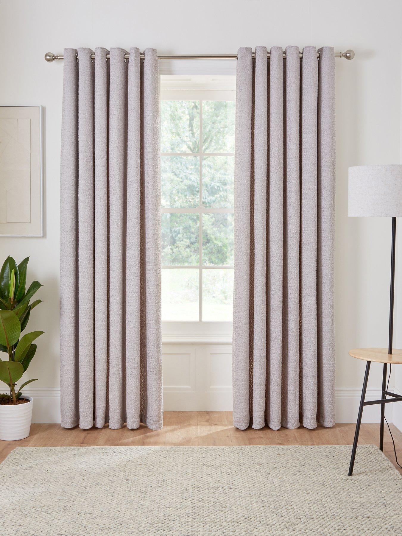 undefined Regal Lined Eyelet Curtains 90 X 90