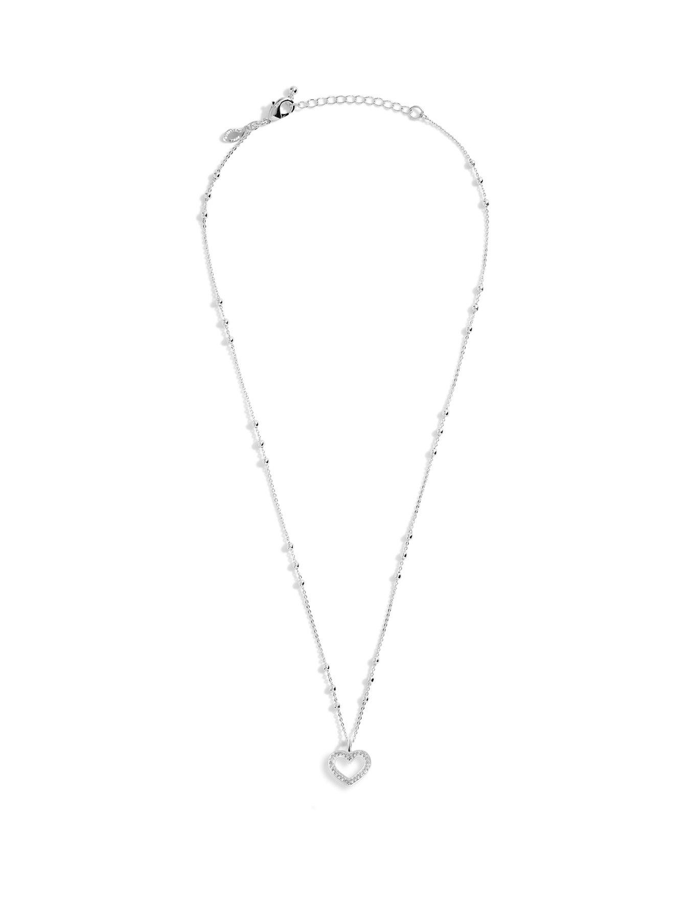 Product photograph of Joma Jewellery A Little Happy Birthday Sister Silver Plated Necklace 46cm 5cm Extender from very.co.uk