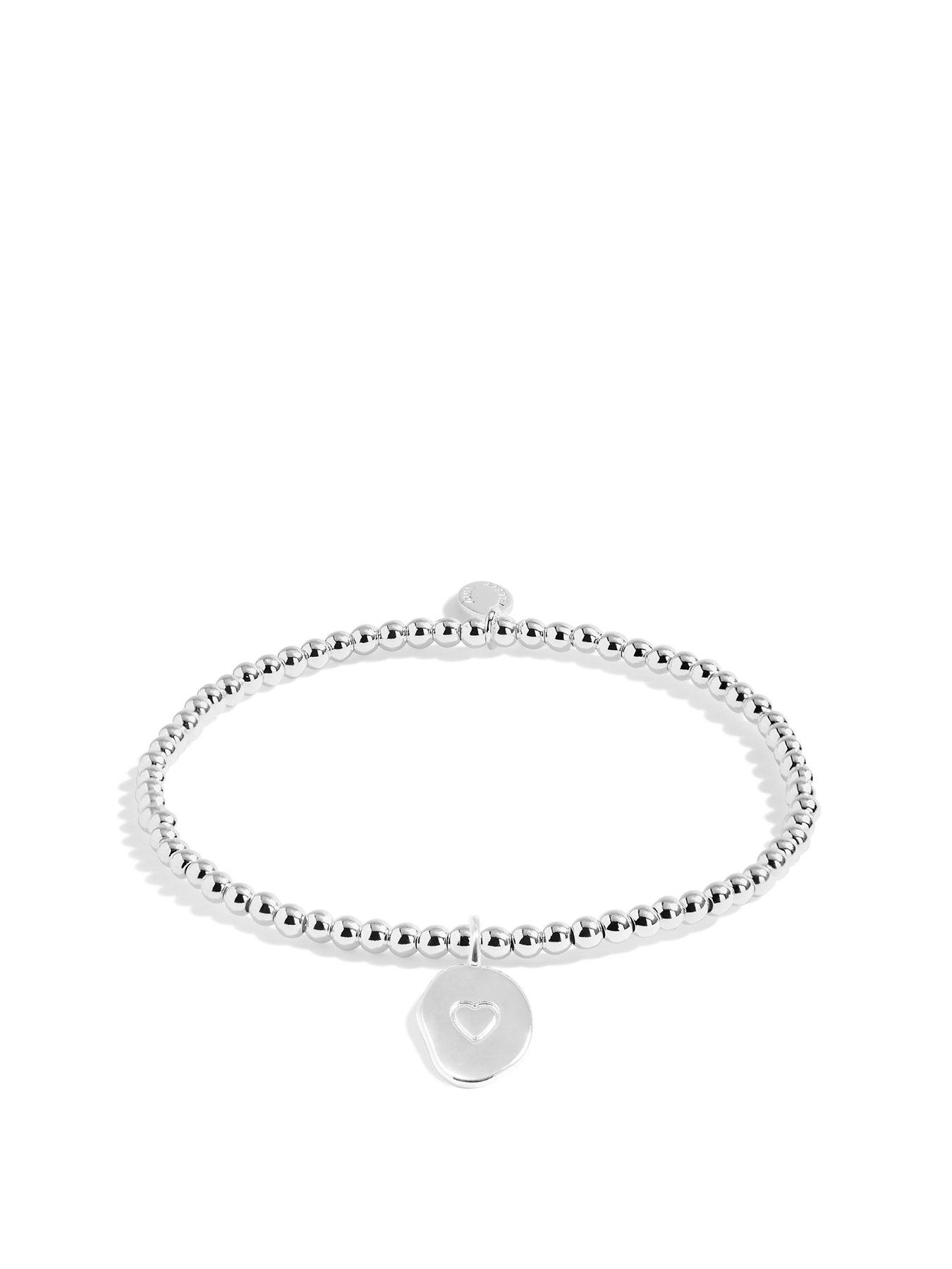 Product photograph of Joma Jewellery A Little Cousins By Family Friends By Choice Bracelet In Silver Plating from very.co.uk