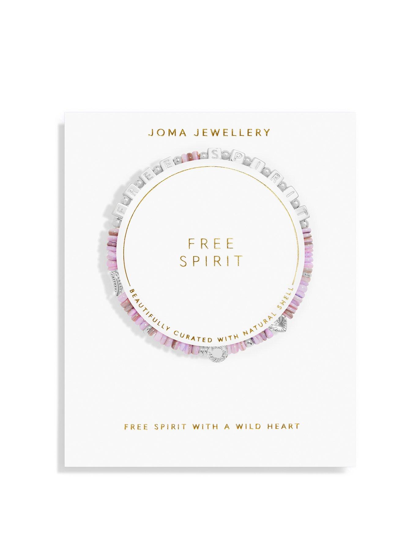 Product photograph of Joma Jewellery Happy Little Moments Free Spirit Bracelet In Silver Plating from very.co.uk