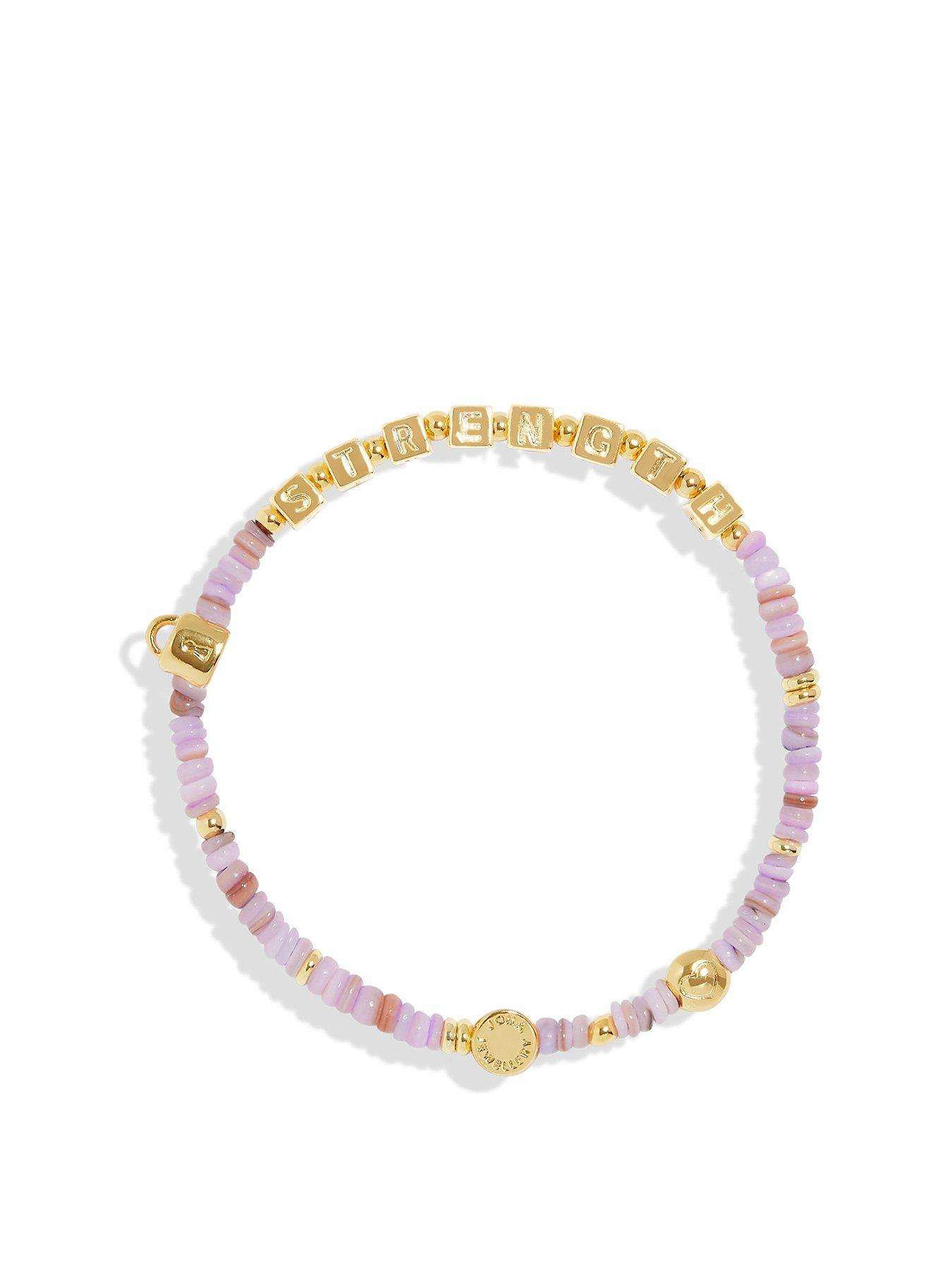 Product photograph of Joma Jewellery Happy Little Moments Strength Bracelet In Gold Plating from very.co.uk