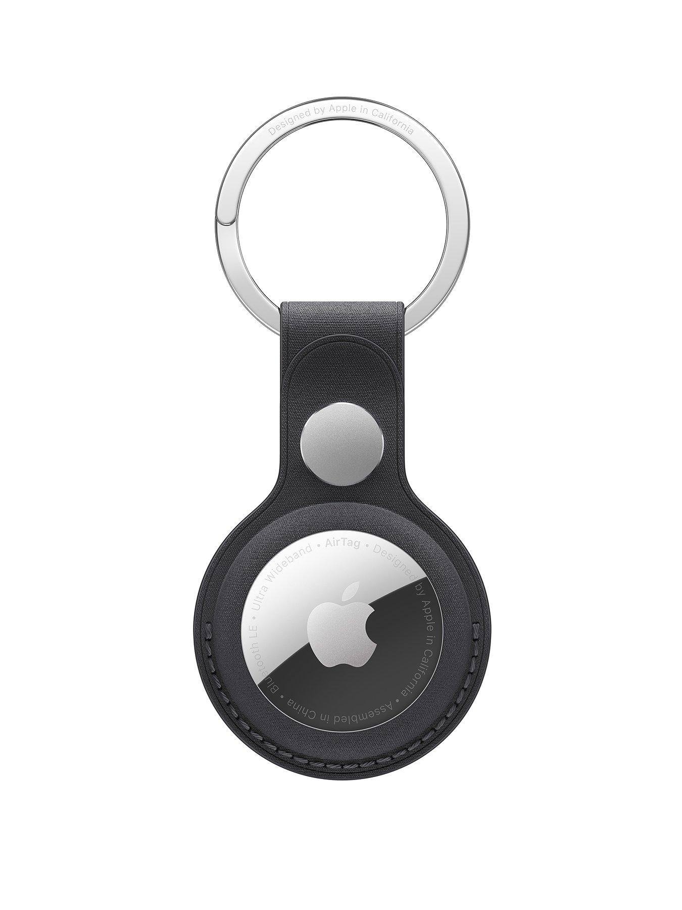 Image 1 of 2 of Apple AirTag FineWoven Key Ring - Black (AirTag not included)