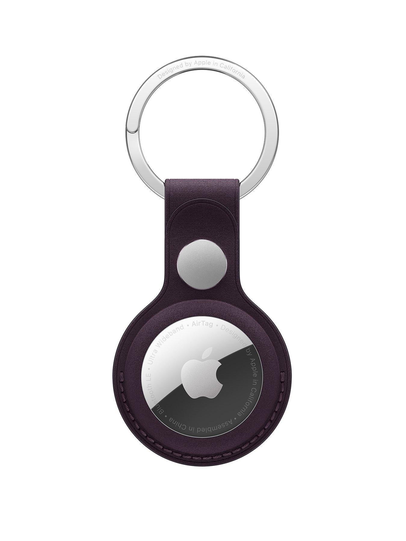 Image 1 of 2 of Apple AirTag FineWoven Key Ring - Blackberry (AirTag not included)