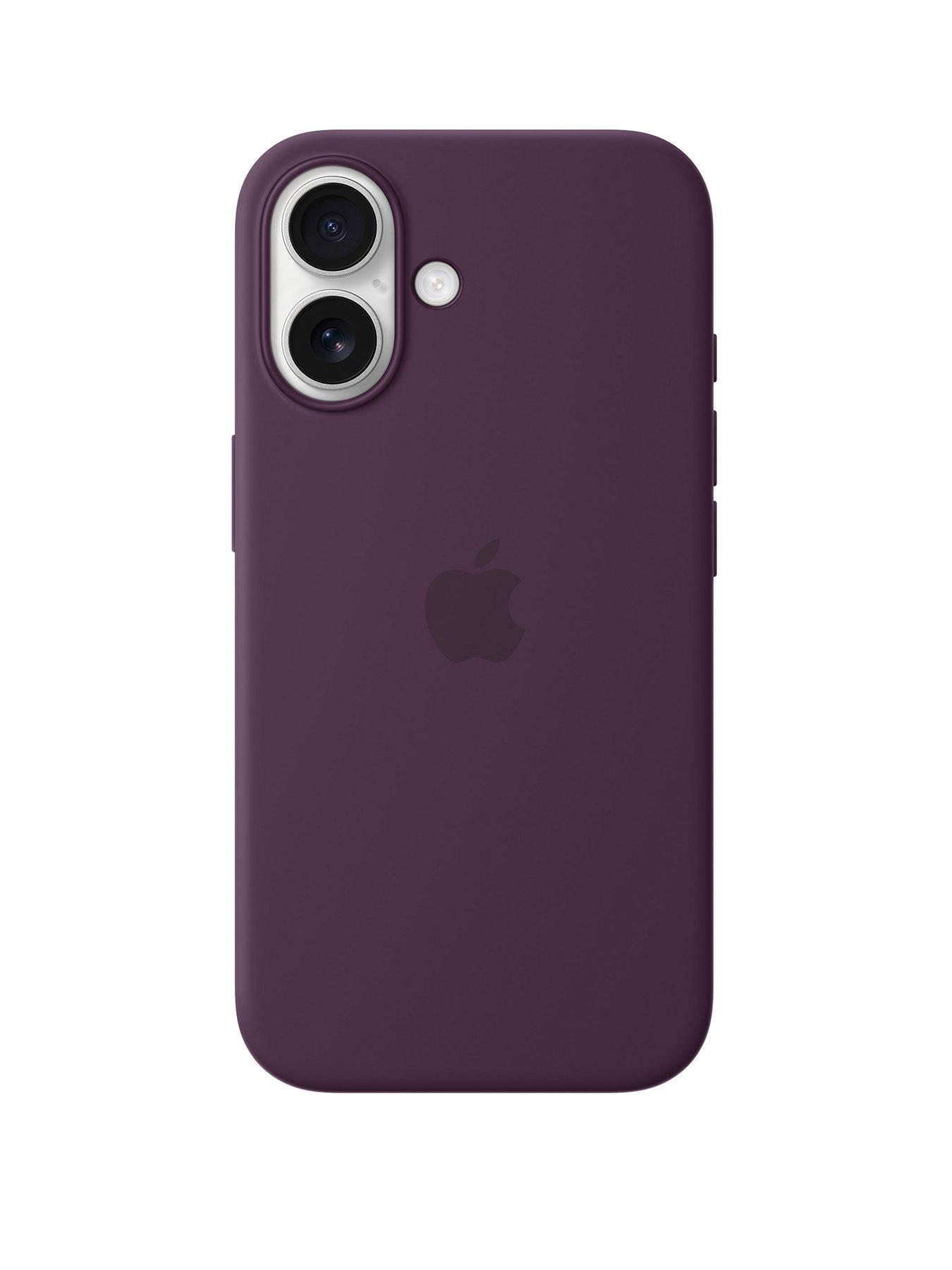 Image 1 of 3 of Apple iPhone&nbsp;16 Silicone Case with MagSafe - Plum