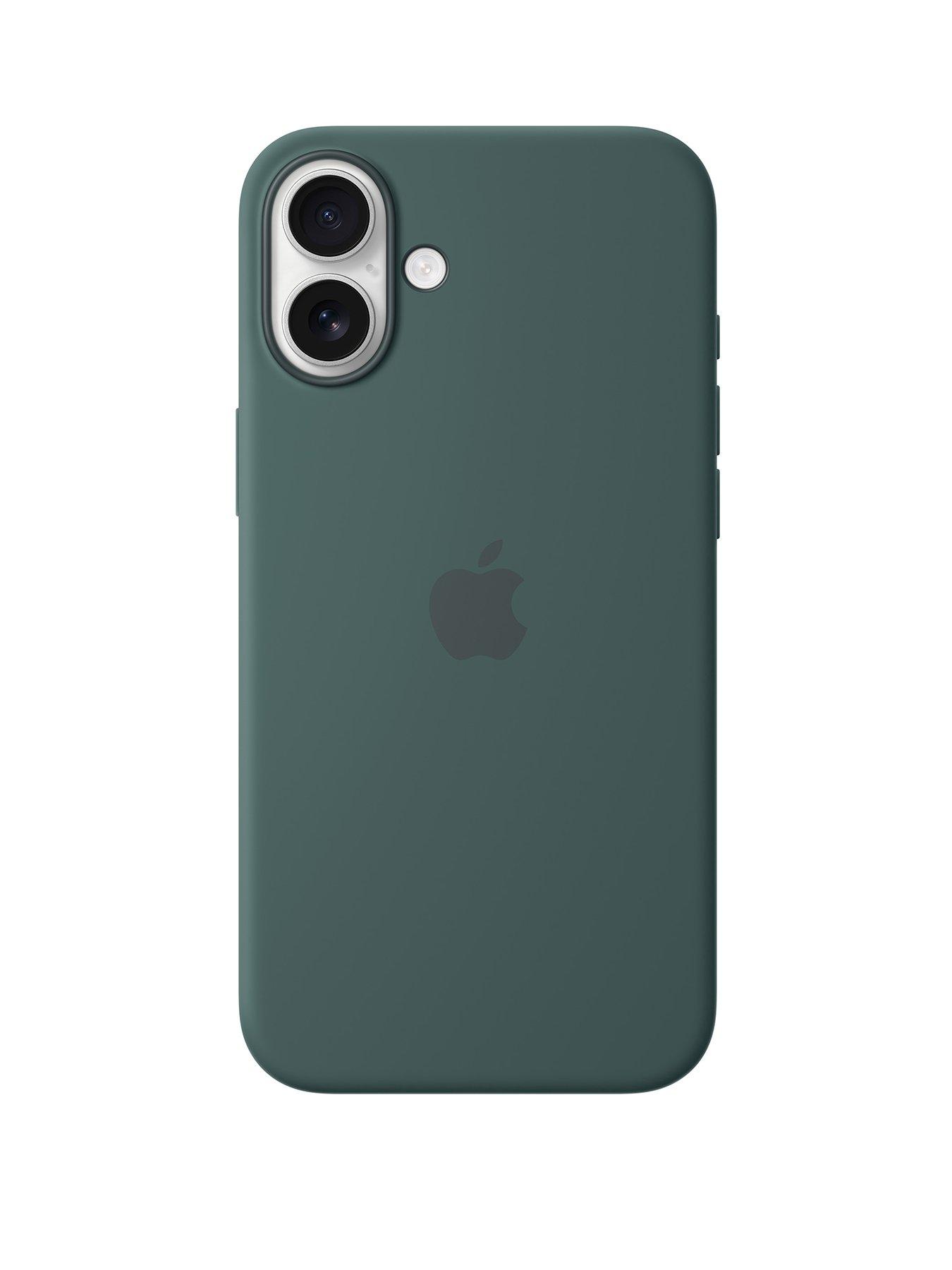undefined iPhone 16 Plus Silicone Case with MagSafe - Lake Green
