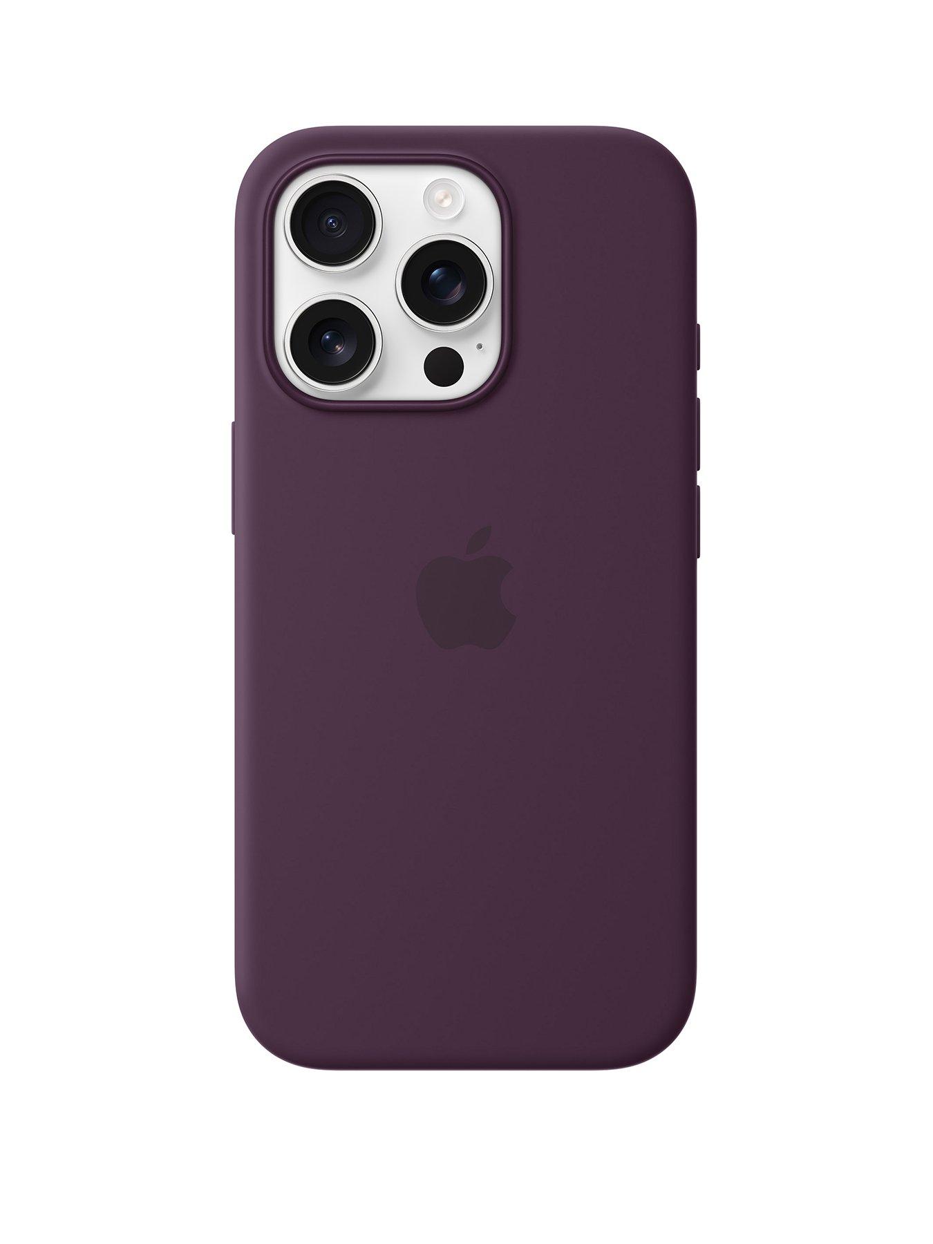 undefined iPhone 16 Pro Silicone Case with MagSafe - Plum