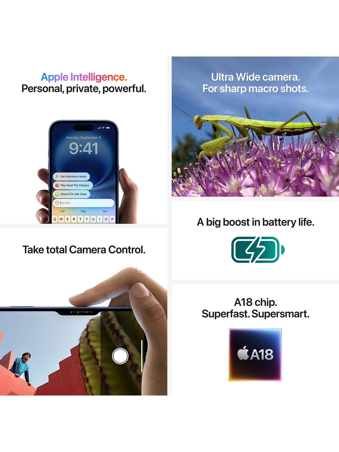 Image 6 of 8 of Apple iPhone 16, 128Gb -&nbsp;Ultramarine