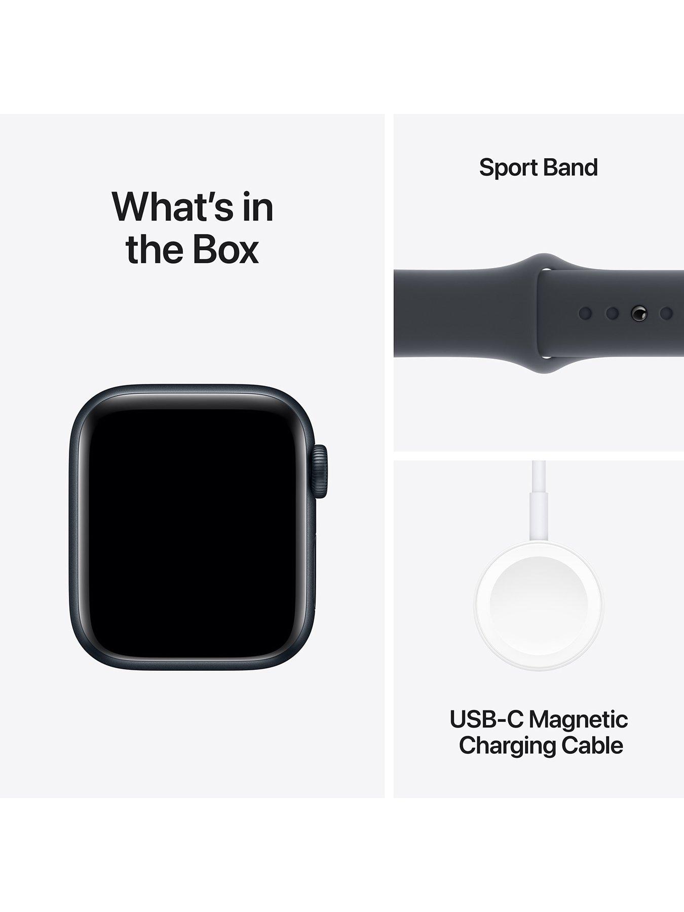 Image 7 of 7 of Apple Watch SE (GPS + Cellular, 2024)&nbsp;Midnight Aluminium Case with Midnight Sport Band
