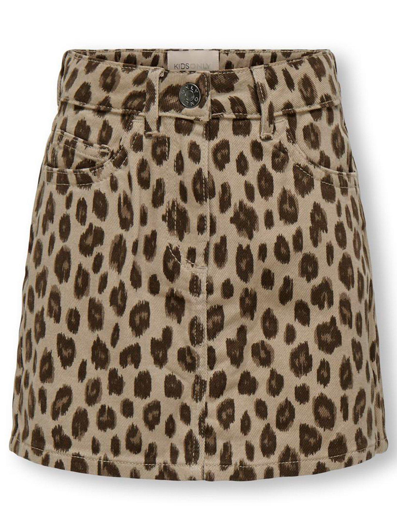 Leopard print skirt very.co.uk best sale