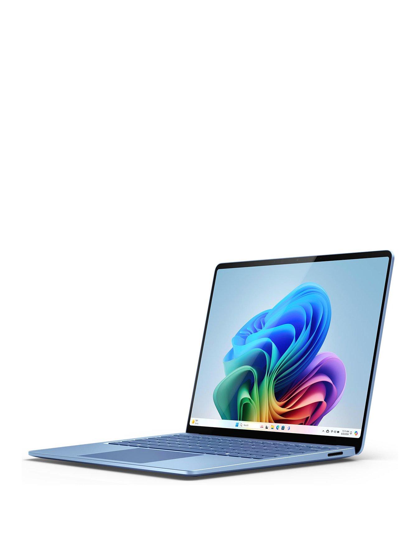 Image 1 of 7 of Microsoft Surface Laptop - Copilot+ PC - Snapdragon X Elite - 16GB RAM - 512GB - 13.8in OLED - Sapphire