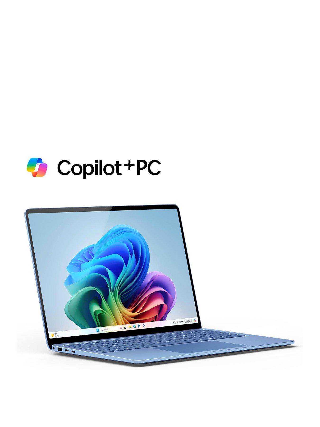 Image 2 of 7 of Microsoft Surface Laptop - Copilot+ PC - Snapdragon X Elite - 16GB RAM - 512GB - 13.8in OLED - Sapphire