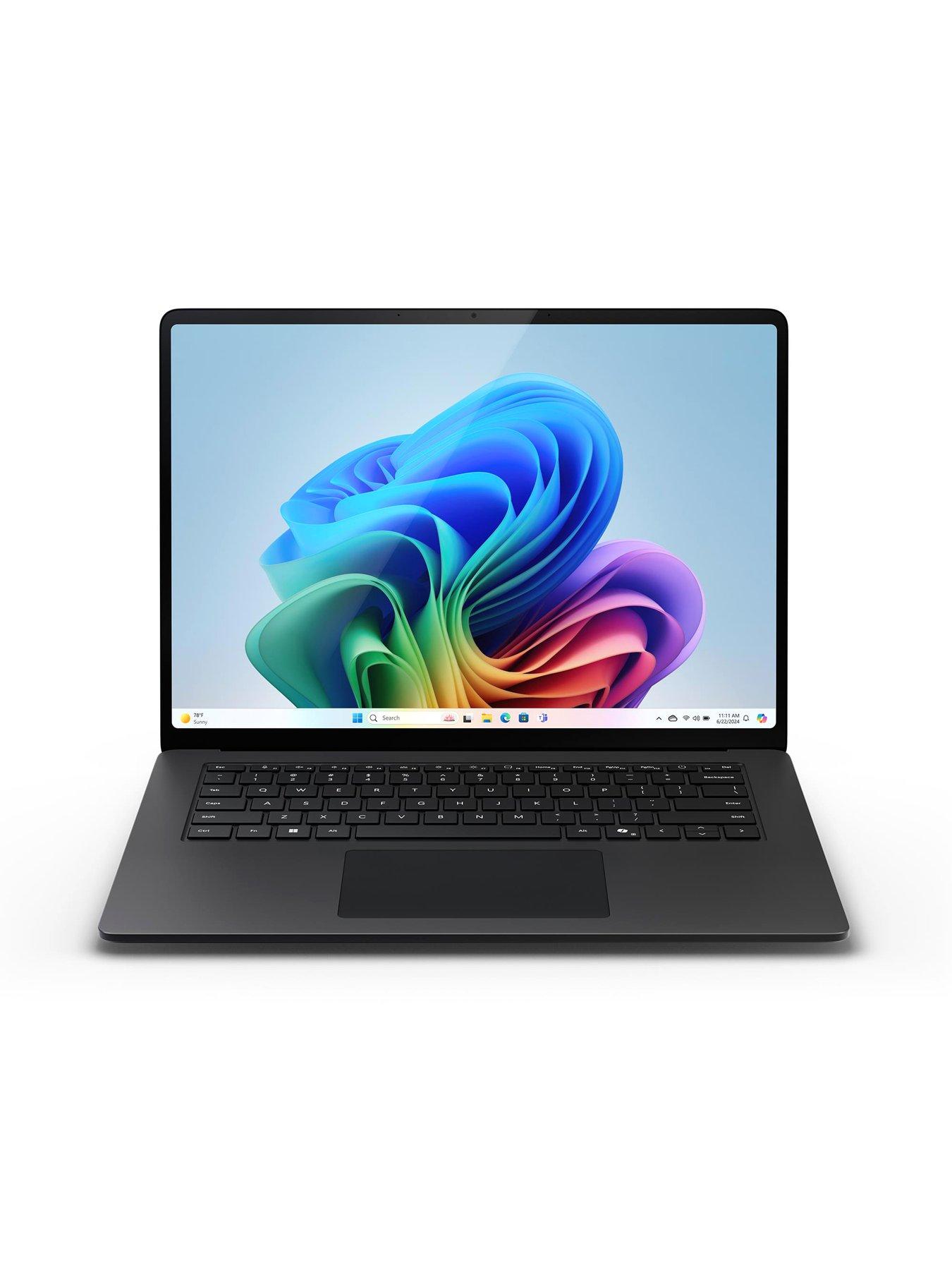 Image 4 of 7 of Microsoft Surface Laptop - Copilot+ PC - Snapdragon X Elite - 16GB RAM - 1TB - 15in OLED - Black
