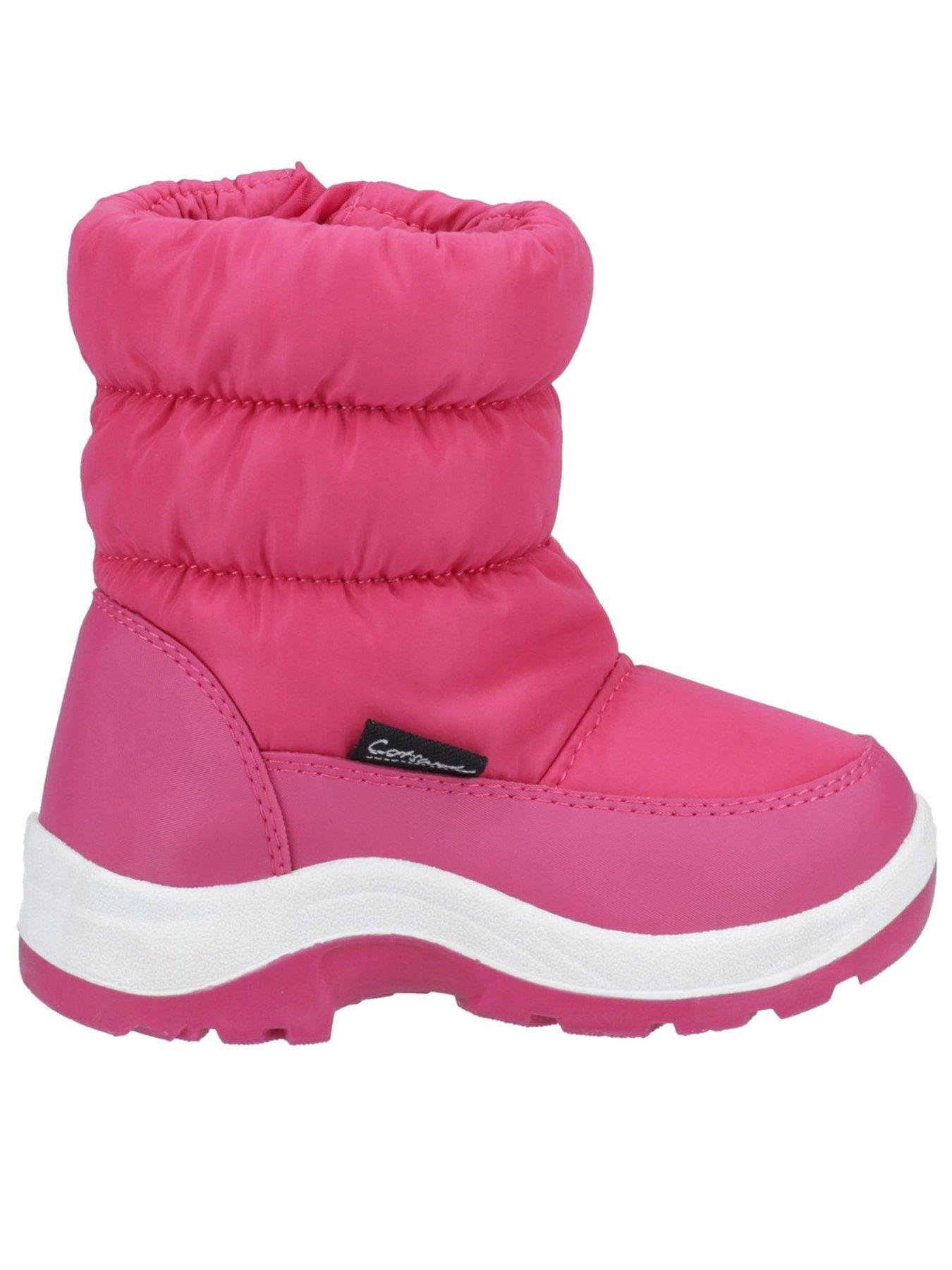 Cotswold Kids Tirely Snowboots, Pink, Size 10 Younger