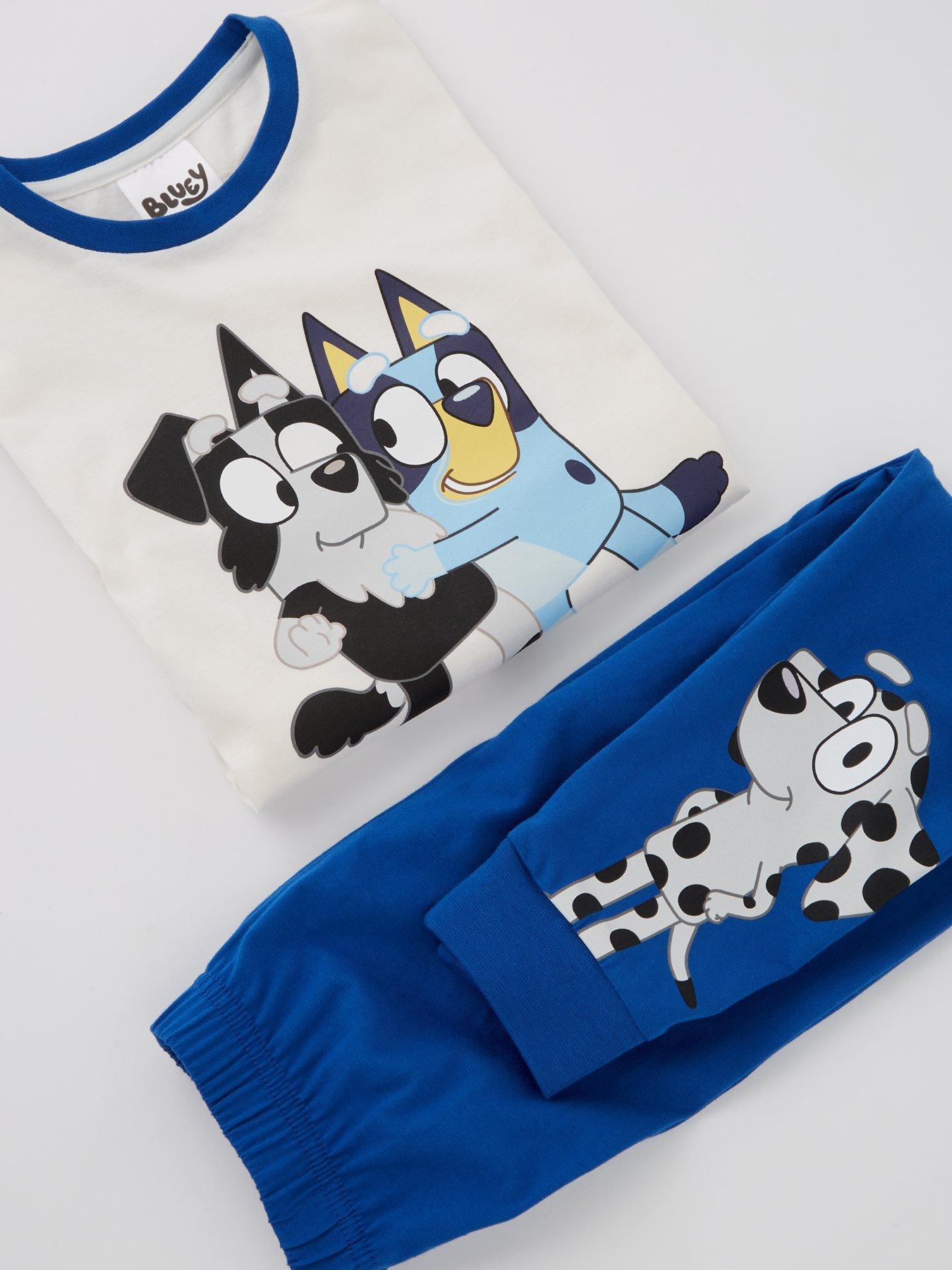 Image 4 of 4 of Bluey Besties Short Sleeve Pyjamas - Navy