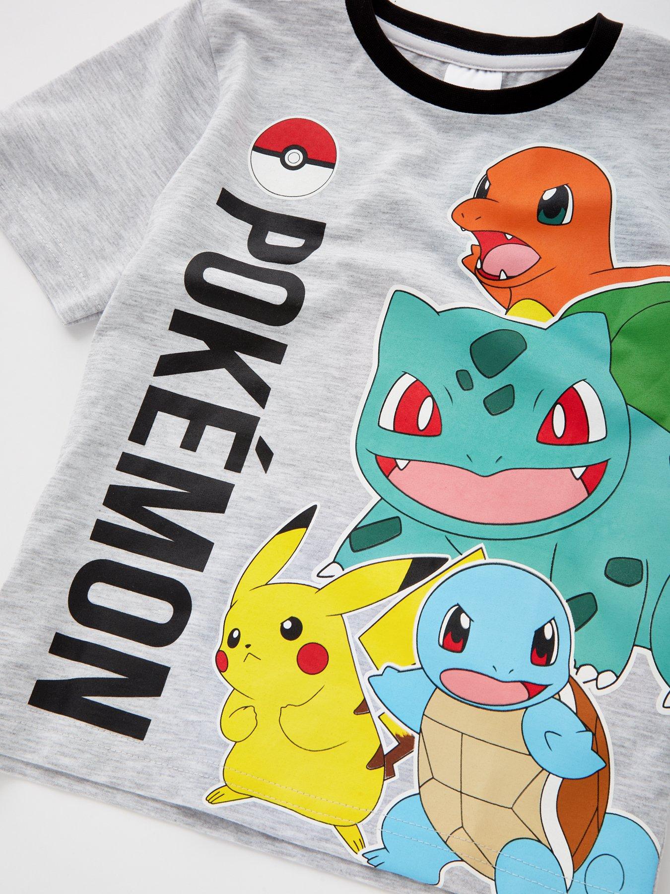 Image 3 of 4 of Pokemon Short Pyjamas - Grey
