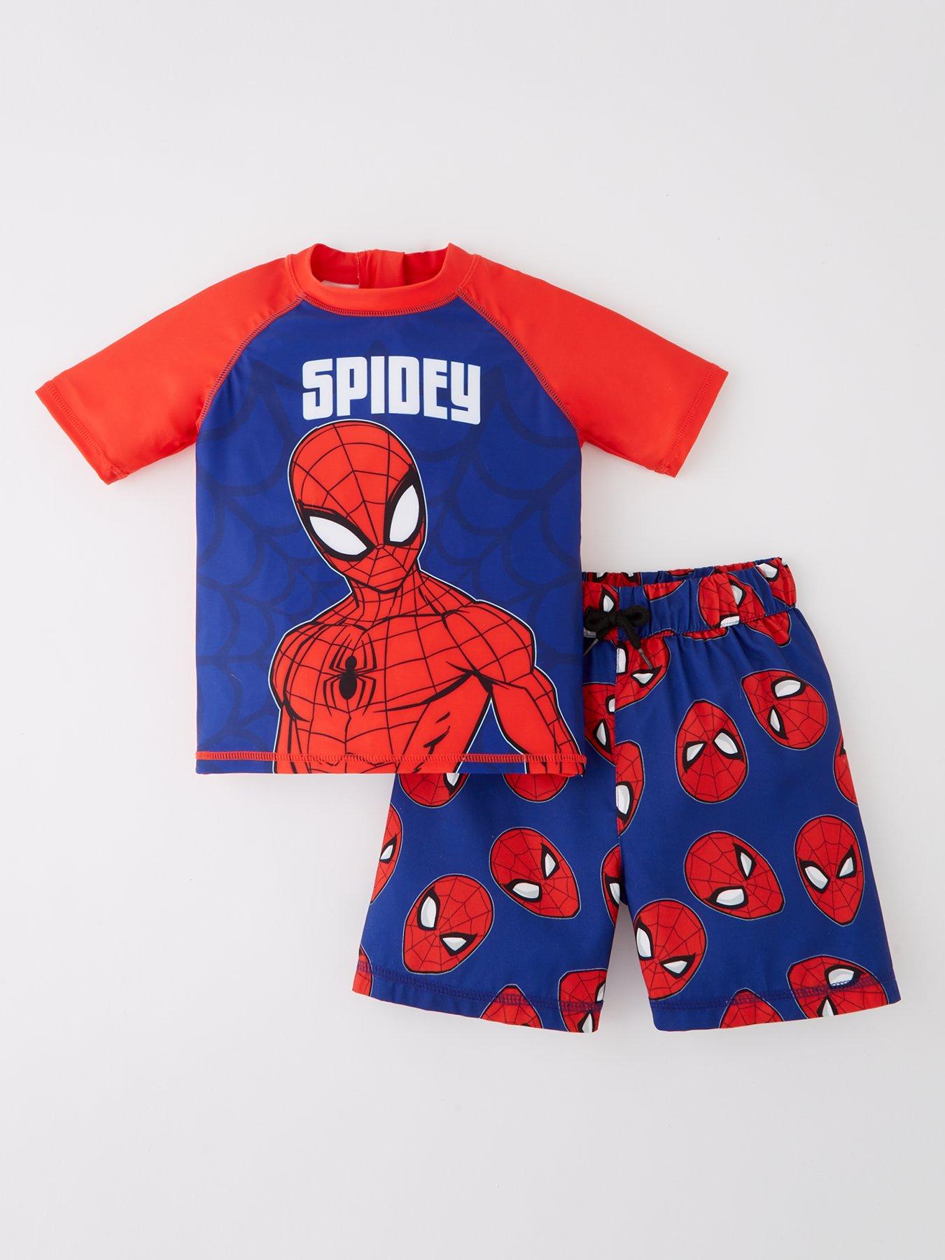 Image of Spiderman 2 Piece Swim Set - Multi