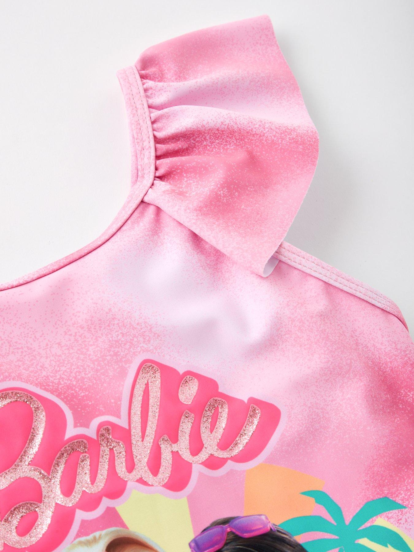 Image 4 of 4 of Barbie California Dreaming Frill Barbie Swimsuit - Pink