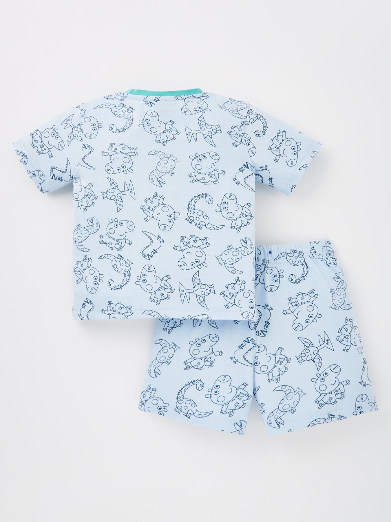 Image 2 of 4 of George Pig All Over Print Short Pyjamas - Blue